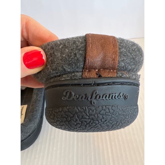 Dearfoams men's clog-style slippers memory foam Men’s medium size 9-10 - Picture 6 of 9